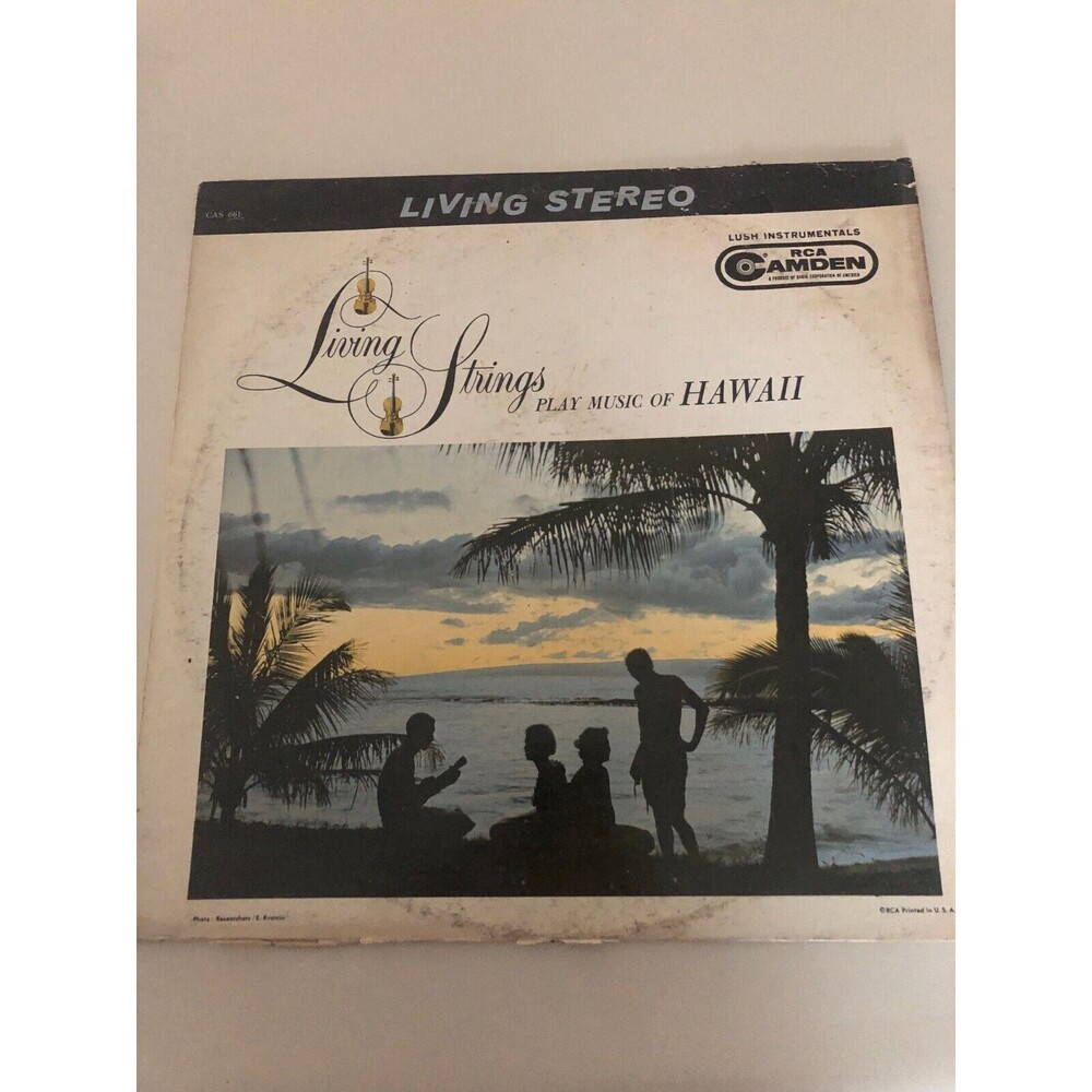 Vintage Living Strings play music‎ of Hawaii LP 1961